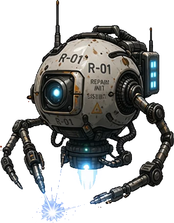 Robo de reparo da nave